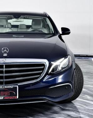 Blue 2017 Mercedes-Benz E-Class E 400 4MATIC Sport