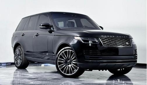 Santorini Black 2019 Land Rover Range Rover 3.0L V6 Supercharged