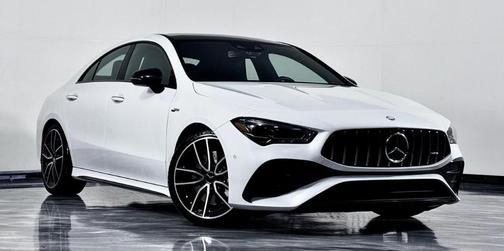 White 2024 Mercedes-Benz AMG CLA 35 Base