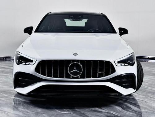 White 2024 Mercedes-Benz AMG CLA 35 Base