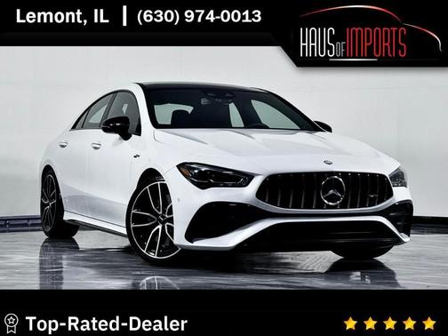White 2024 Mercedes-Benz AMG CLA 35 Base
