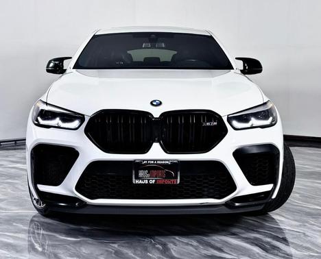 White 2021 BMW X6 M Base