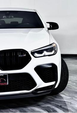 White 2021 BMW X6 M Base