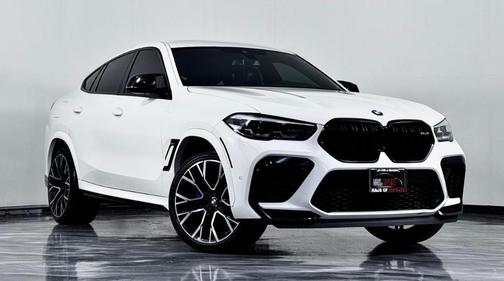 White 2021 BMW X6 M Base