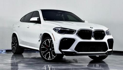 White 2022 BMW X6 M Base