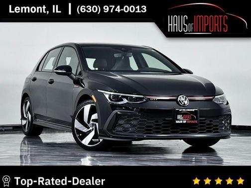 Deep Black Pearl Effect 2022 Volkswagen Golf GTI 2.0T SE