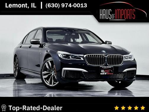 Black 2017 BMW M760 i xDrive