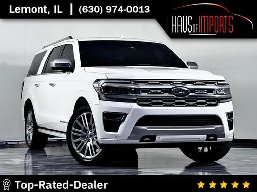 White 2022 Ford Expedition Max Platinum