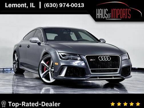 Gray 2014 Audi RS 7 4.0T Prestige