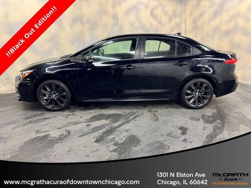 Midnight Black Metallic 2024 Toyota Corolla SE