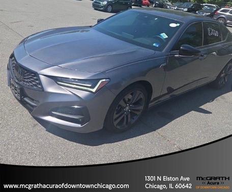 Modern Steel Metallic 2021 Acura TLX A-Spec