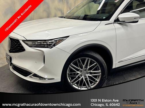 Platinum White Pearl 2023 Acura MDX Advance Package