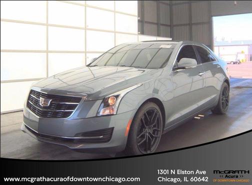 Satin Steel Metallic 2018 Cadillac ATS 2.0L Turbo Luxury