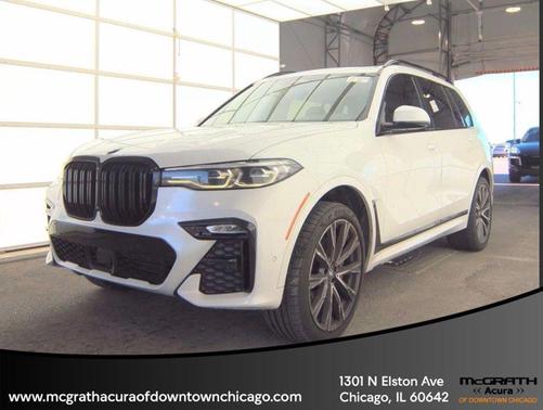Mineral White Metallic 2019 BMW X7 xDrive40i