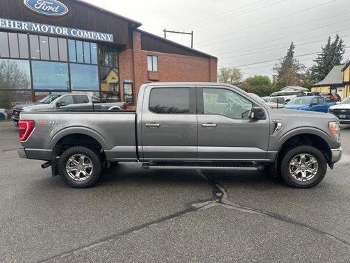 Gray 2021 Ford F-150 XLT