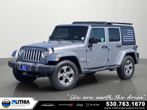 Billet Silver Metallic Clearcoat 2018 Jeep Wrangler JK Unlimited Sahara