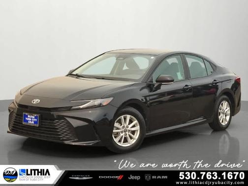 Midnight Black Metallic 2025 Toyota Camry LE