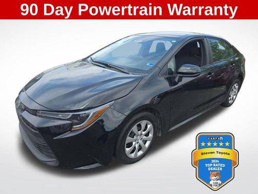 Midnight Black Metallic 2025 Toyota Corolla LE