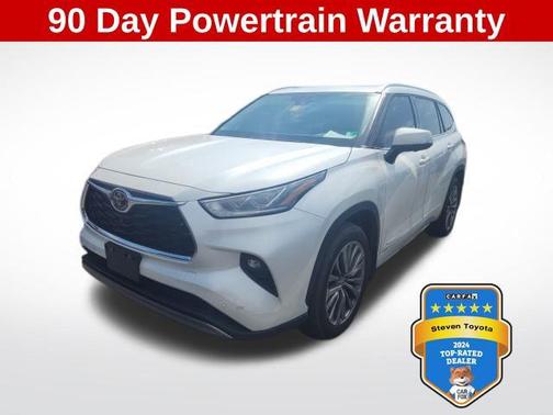 Wind Chill Pearl 2025 Toyota Highlander Hybrid Limited