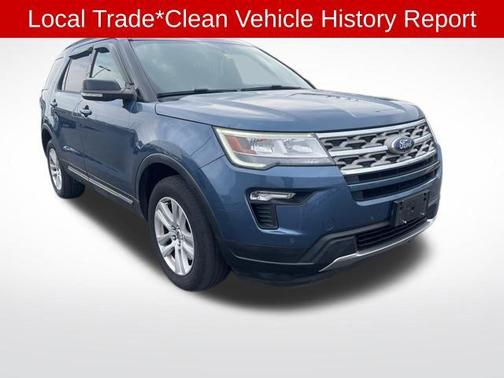 Blue Metallic 2018 Ford Explorer XLT