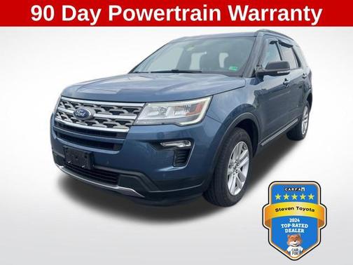 Blue Metallic 2018 Ford Explorer XLT