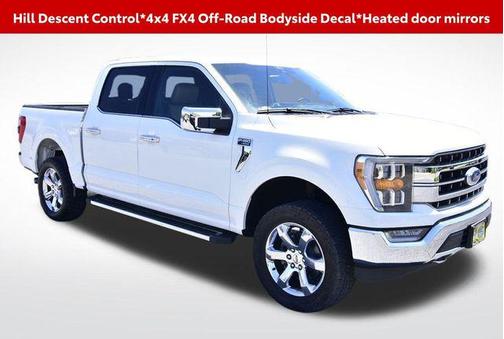 Star White Metallic Tri-Coat 2021 Ford F-150 Lariat