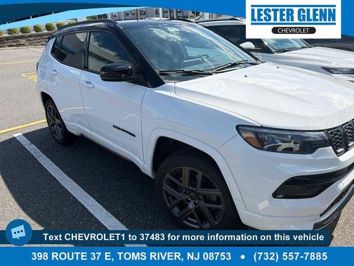 Bright White Clearcoat 2025 Jeep Compass Limited