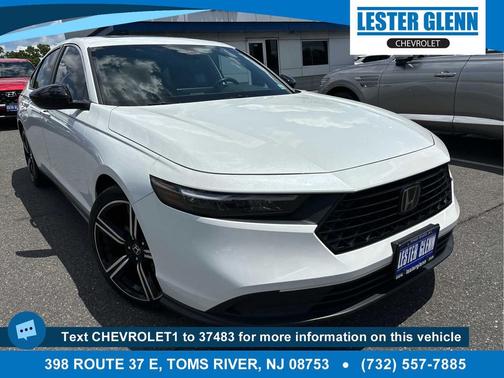 Platinum White Pearl 2024 Honda Accord Hybrid Sport