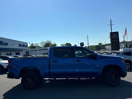 Glacier Blue Metallic 2023 Chevrolet Silverado 1500 Custom Trail Boss