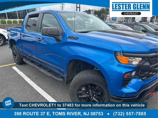 Glacier Blue Metallic 2023 Chevrolet Silverado 1500 Custom Trail Boss