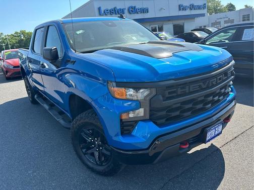 Glacier Blue Metallic 2023 Chevrolet Silverado 1500 Custom Trail Boss