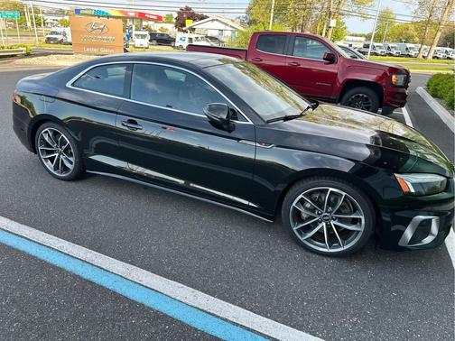 Mythos Black Metallic 2023 Audi A5 45 S line Premium Plus