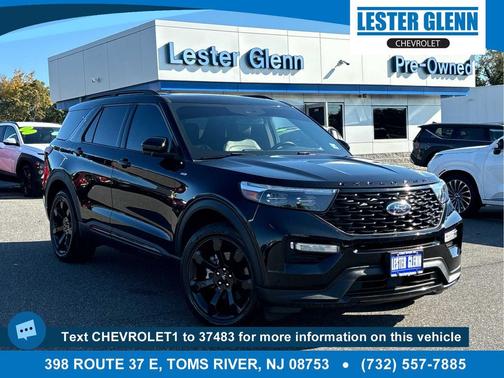 Agate Black Metallic 2023 Ford Explorer ST-Line