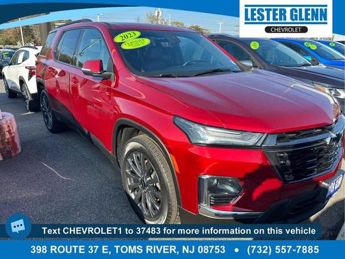 Radiant Red Tintcoat 2023 Chevrolet Traverse RS