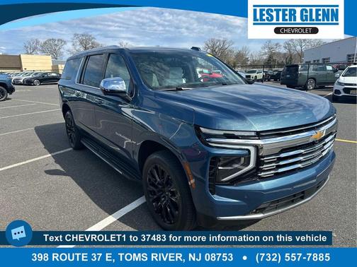 Lakeshore Blue Metallic 2025 Chevrolet Suburban Premier