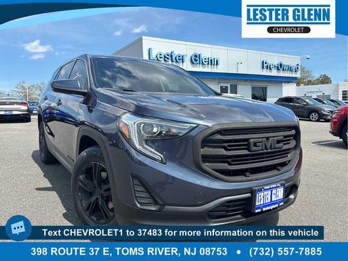 Blue Steel Metallic 2019 GMC Terrain SLE