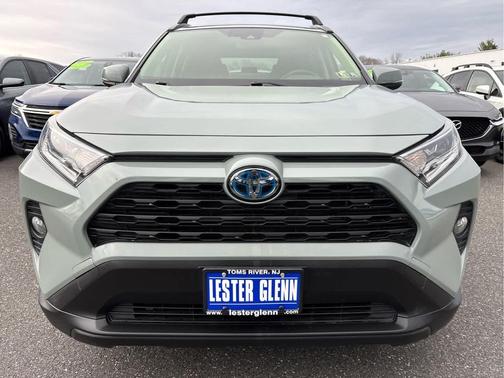 Lunar Rock 2021 Toyota RAV4 Hybrid XLE