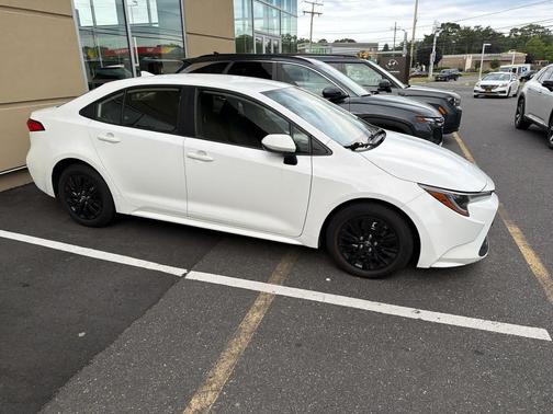 White 2022 Toyota Corolla LE