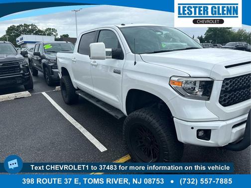 Super White 2019 Toyota Tundra Platinum
