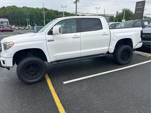 Super White 2019 Toyota Tundra Platinum