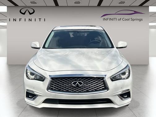 Majestic White 2023 INFINITI Q50 LUXE