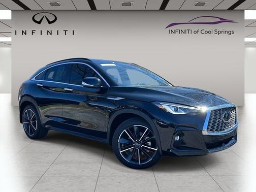 Black Obsidian 2025 INFINITI QX55 LUXE