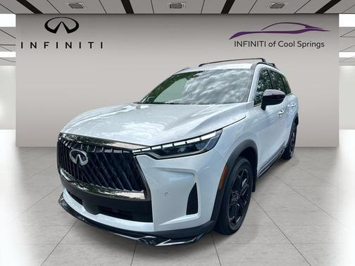 Radiant White 2026 INFINITI QX60 SPORT