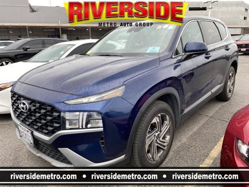 Blue 2021 Hyundai SANTA FE SE SUV