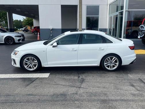 White 2023 Audi A4 45 S line Premium Plus