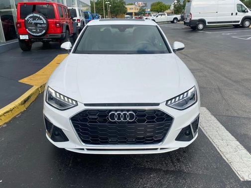 White 2023 Audi A4 45 S line Premium Plus