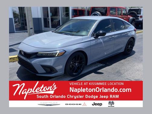 Sonic Gray Pearl 2022 Honda Civic Sport