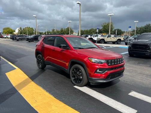 Red Hot Pearlcoat 2026 Jeep Compass Latitude