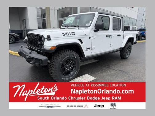 Bright White Clearcoat 2026 Jeep Gladiator Willys 4x4