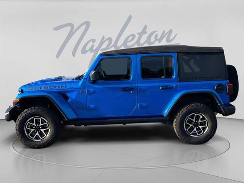Hydro Blue Pearlcoat 2024 Jeep Wrangler Rubicon